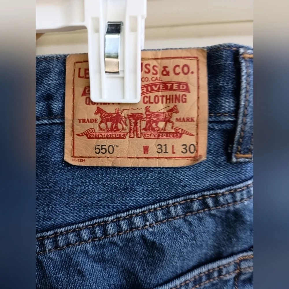 Levi's Men's Relaxed Fit 550 31 X 30 Blue Jeans